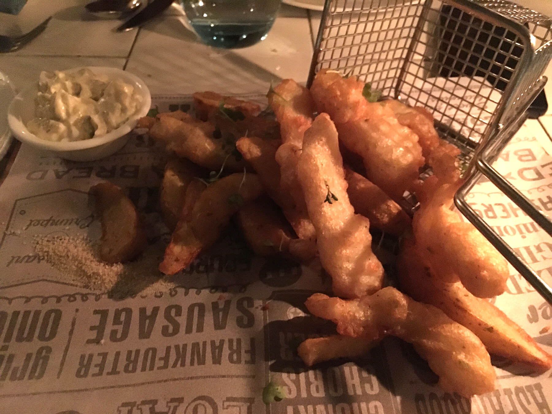 Battered Fish and Chips at the Olive Bistro, Jubilee Hills, Hyderabad – Review